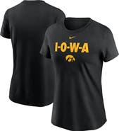 Nike Women's Nike Black Iowa Hawkeyes Local Ultimate Chant T-Shirt