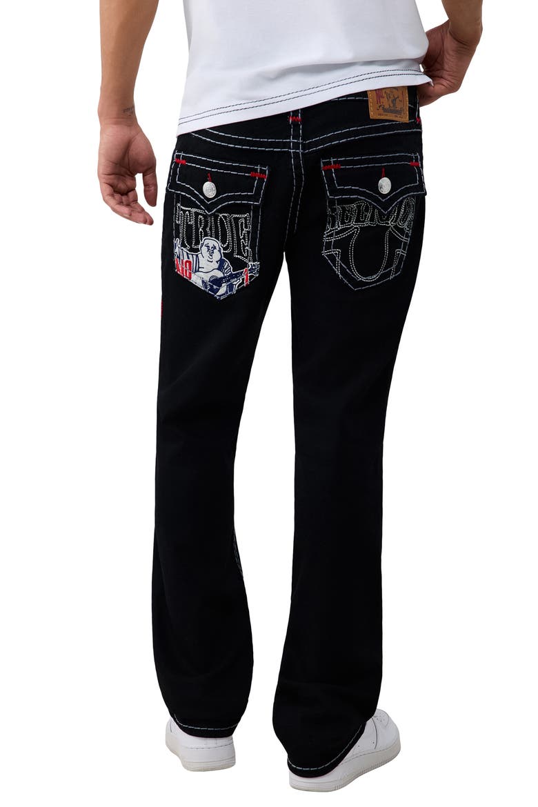 Ricky Super T Flap Straight Jeans, Alternate, color, 2SB BLACK RINSE