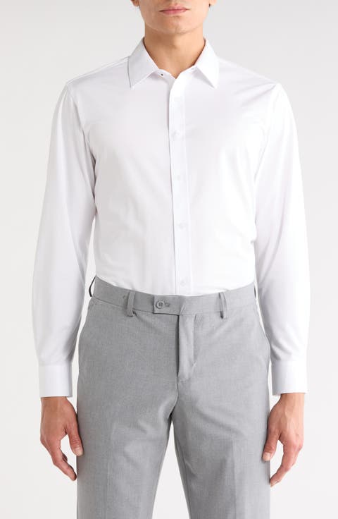 Slim Fit Performance 4-Way Stretch Dress Shirt