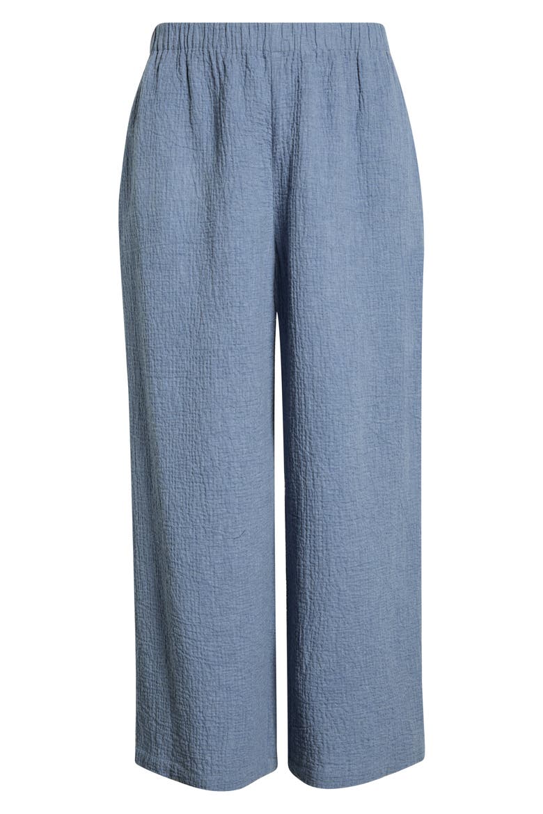 Stretch Organic Cotton Ankle Lantern Pants, Alternate, color, HAZE