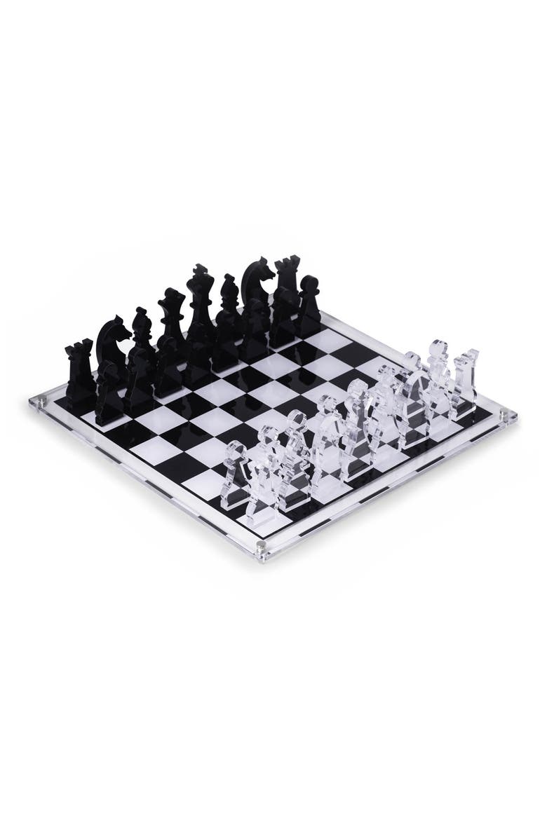 Charlie Acrylic Chess Set, Main, color, MULTI COLOR