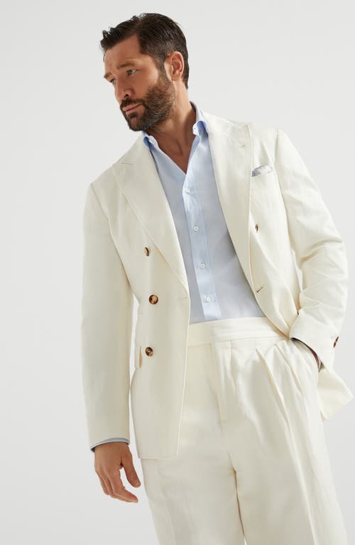 Brunello Cucinelli Slim Fit Shirt In Pale Blue