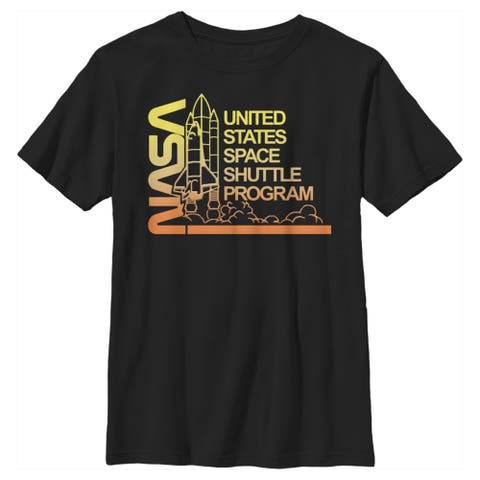 Boy's NASA Ombre Sunset Shuttle Program  Graphic T-Shirt