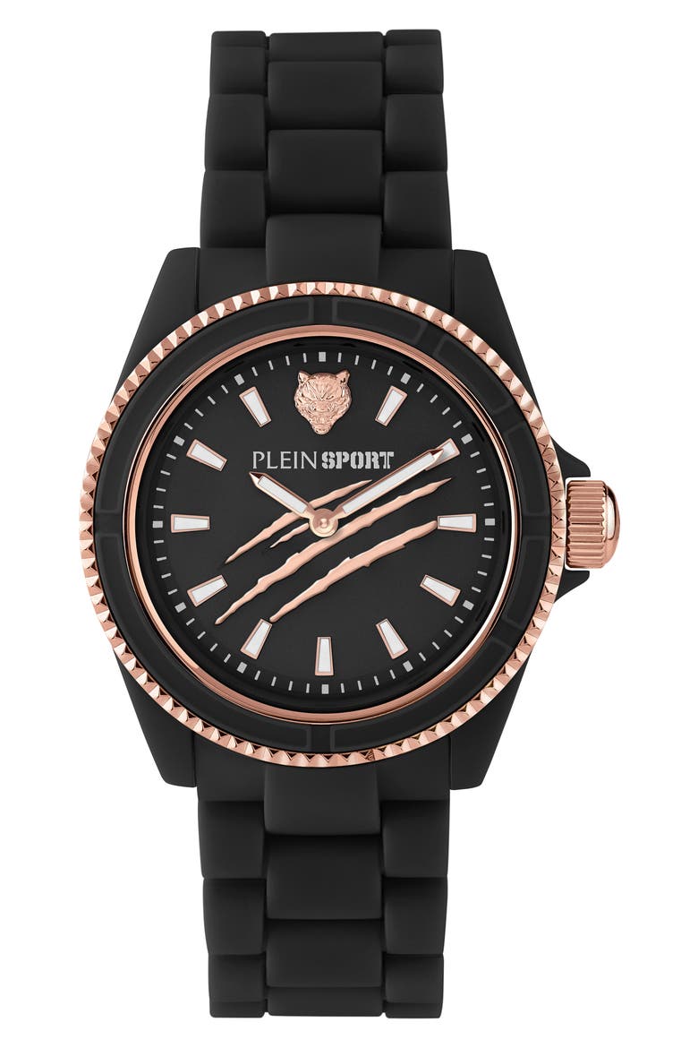 The Scratch Bracelet Watch, 38mm, Main, color, BLACK
