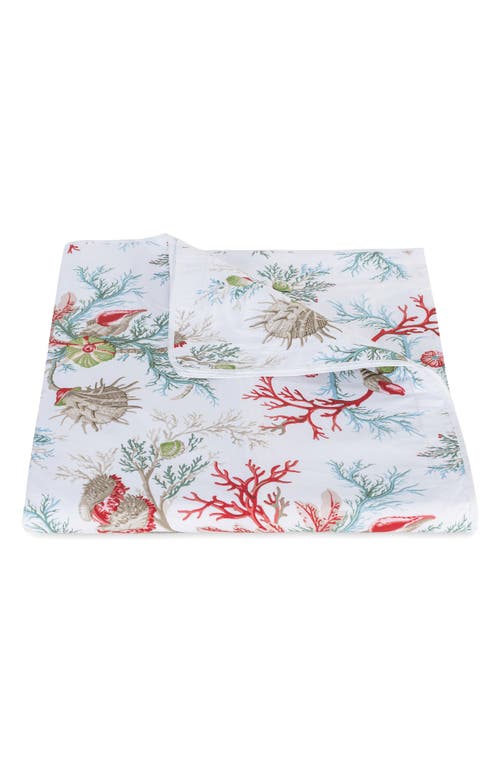 Matouk Del Tesoro 500 Thread Count Cotton Percale Duvet Cover In Multi