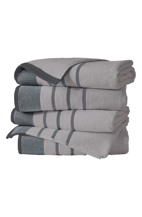 Decorative 4-Pack Bath Towels