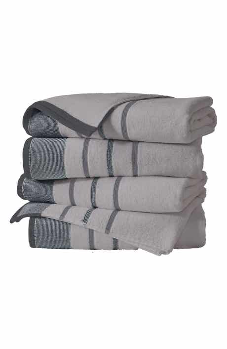 Woven & Weft Decorative 4-Pack Bath Towels