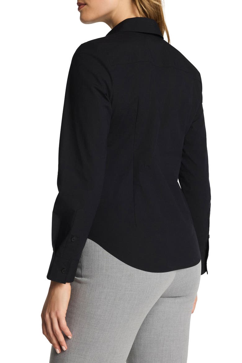 No Gape Shirt, Alternate, color, CLASSIC BLACK