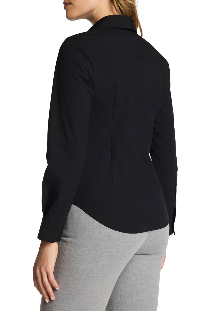 SPANX<sup>®</sup> No Gape Shirt, Alternate, color, Classic Black