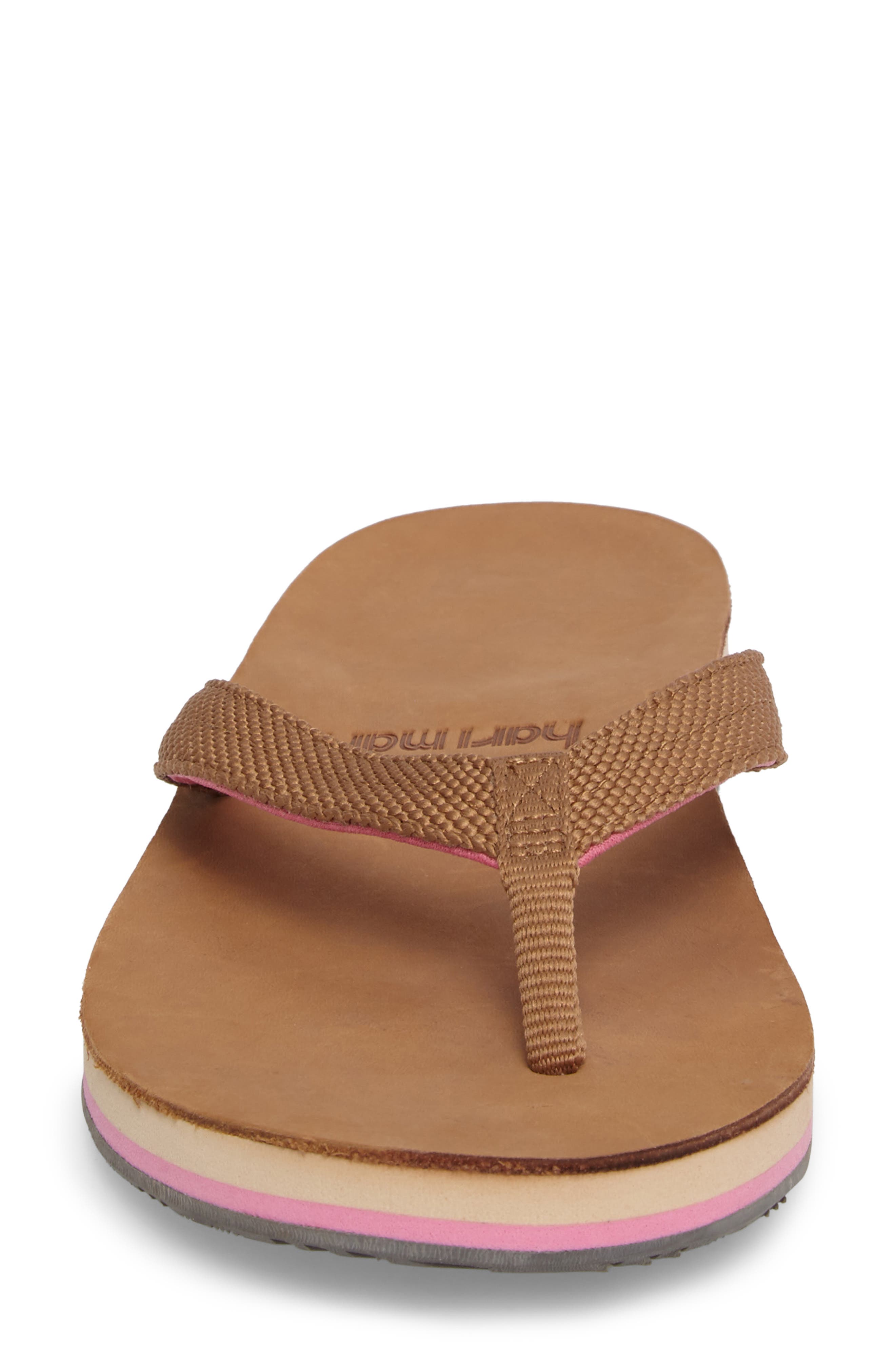 Scouts Flip Flop, Alternate, color, TAN/ SHELL PINK