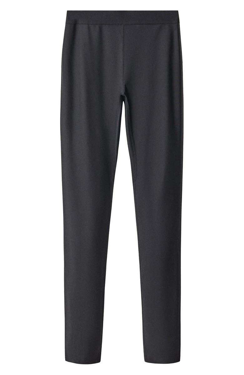 MANGO Zip Ankle Leggings, Alternate, color,