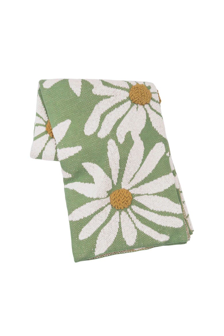 Daisy Throw Blanket, Main, color, Beige