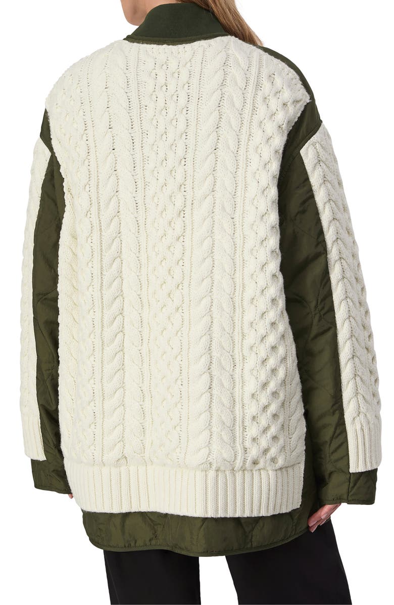 rag & bone Winnie Mixed Media Jacket, Alternate, color,