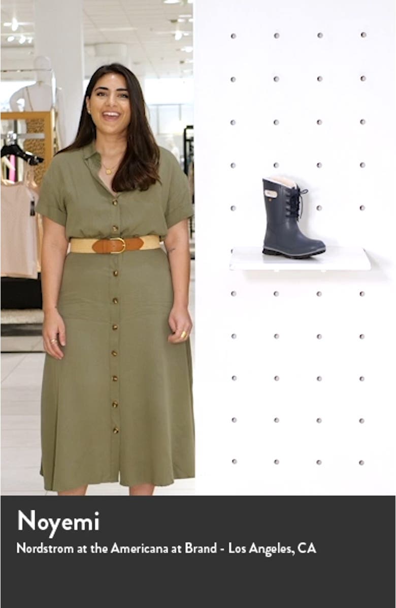 Amanda Plush Waterproof Rain Boot, sales video thumbnail