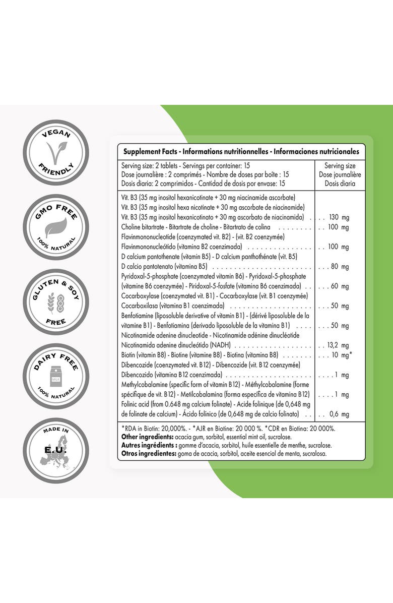 SuperSmart Coenzymated B Formula, Alternate, color, 