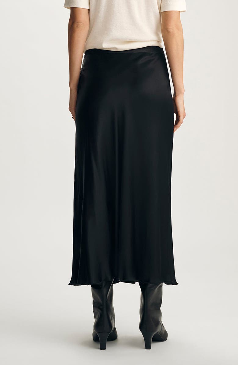 Mavi Jeans Satin Midi Skirt, Alternate, color, 