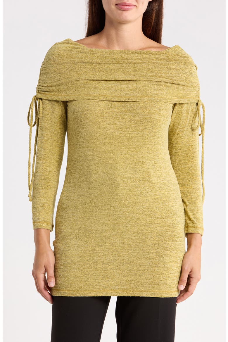 Off the Shoulder Tunic, Main, color, YELLOW