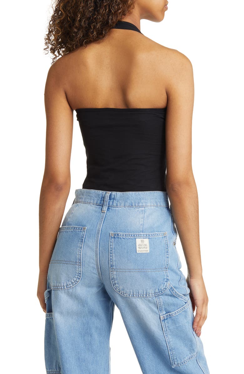 BP. Stretch Halter Top, Alternate, color,