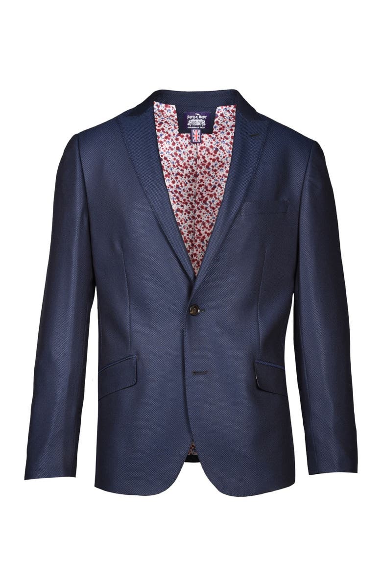 Slim Fit Geometric Printed Sport Coat
