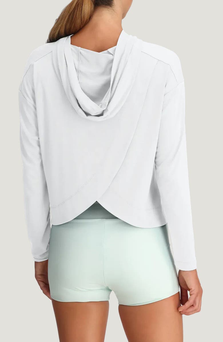 Free Fly Shade Crossover Hoodie, Alternate, color, Bright White