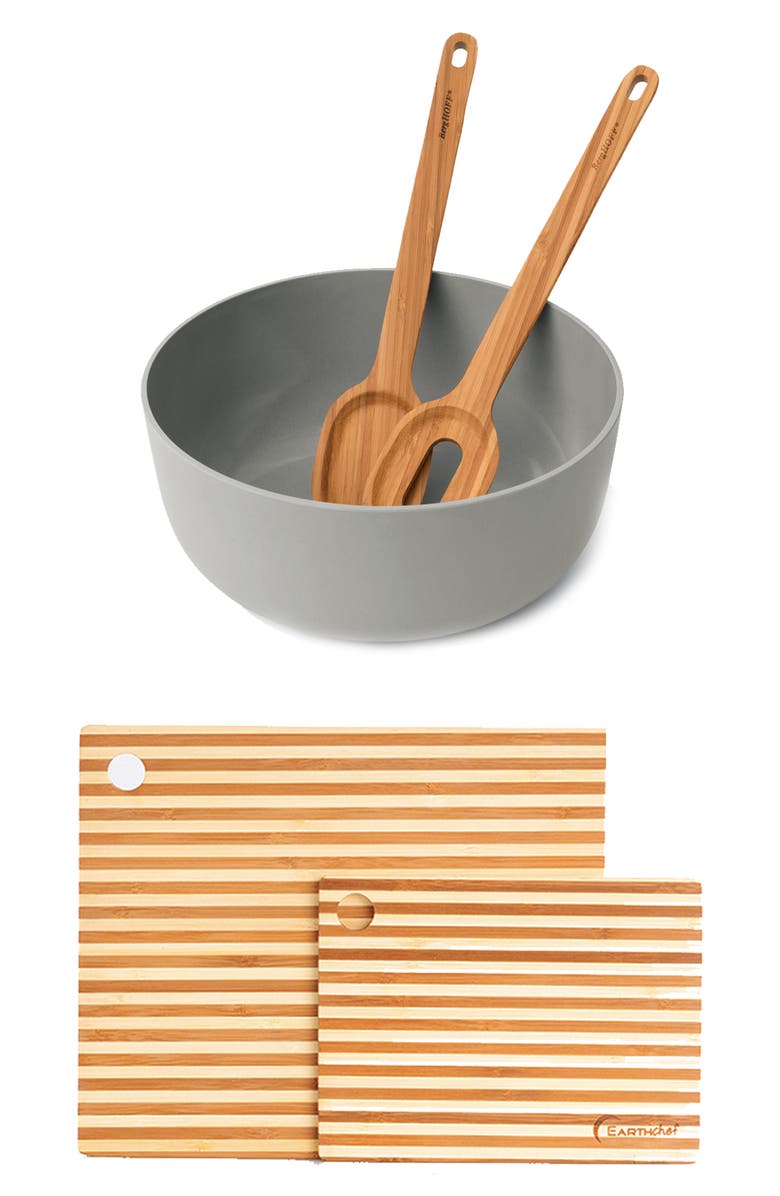 BergHOFF LEO 5PC SALAD SET BOWL BOAR, Alternate, color, 