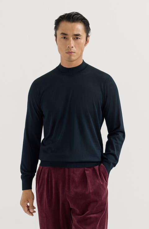 Silk and cotton lightweight sweater