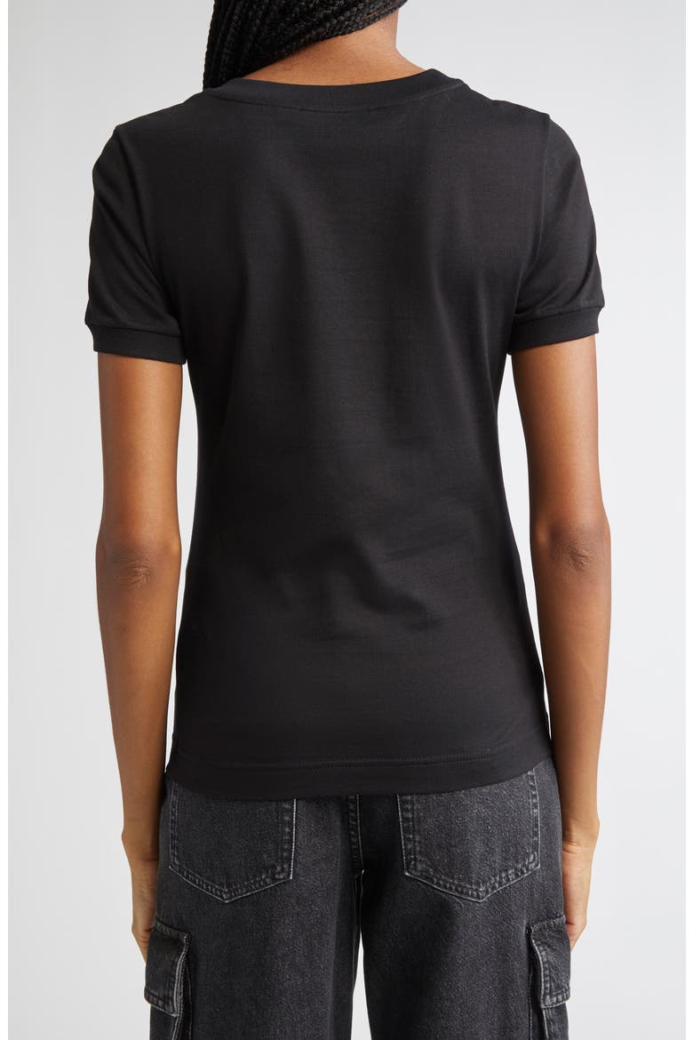 Crystal DG Logo Graphic Tee, Alternate, color, N0000 BLACK
