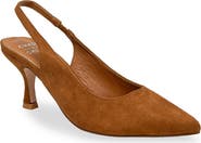 CHASE AND CHLOE Alodia Pointed Toe Slingback Pump