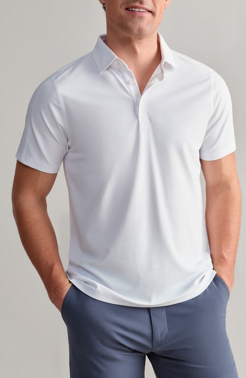 Rhone Regatta Pique Polo In White