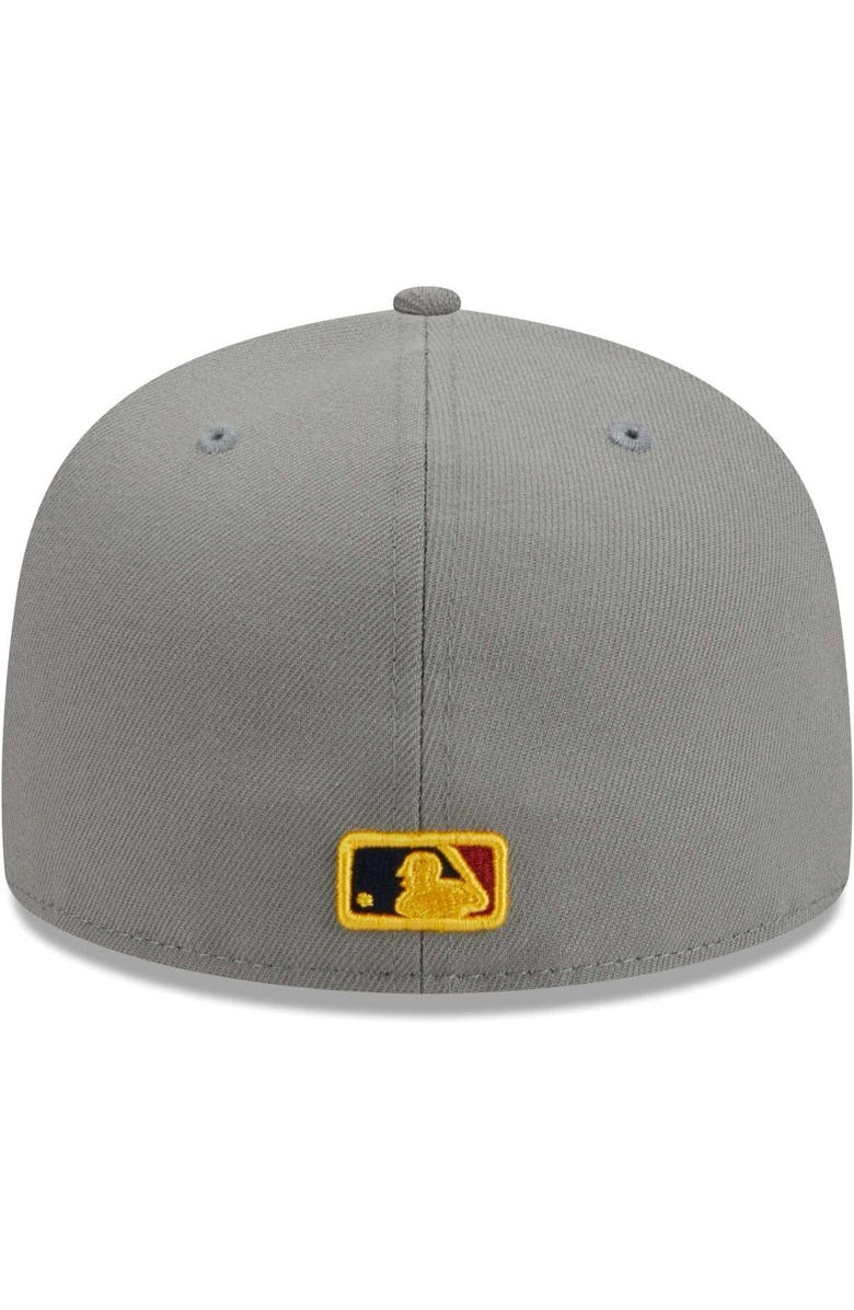 New Era Men's New Era Gray Cincinnati Reds Color Pack 59FIFTY Fitted Hat, Alternate, color,