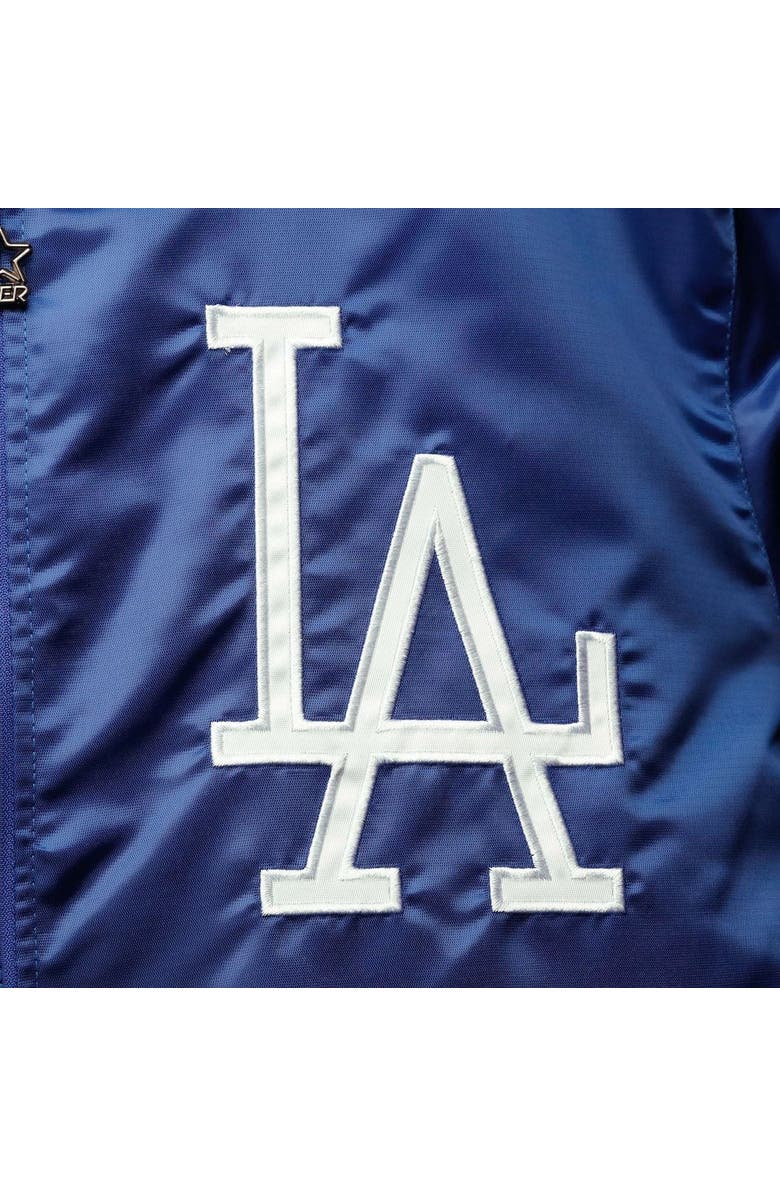 STARTER Men's Starter Royal Los Angeles Dodgers The Captain III Full-Zip Varsity Jacket, Alternate, color,