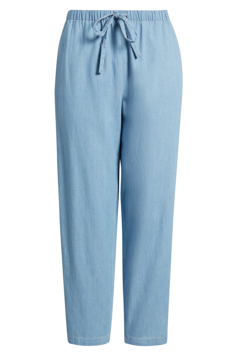 Tapered Ankle Drawstring Pants, Alternate, color, WASHED INDIGO