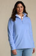 Lands' End Anyweather Fleece Quarter Zip Pullover