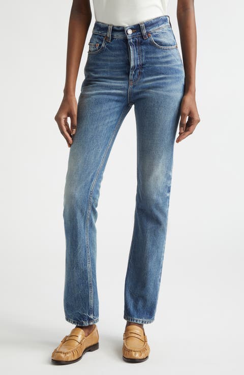 '90s High Waist Slim Fit Jeans (50s Blue)