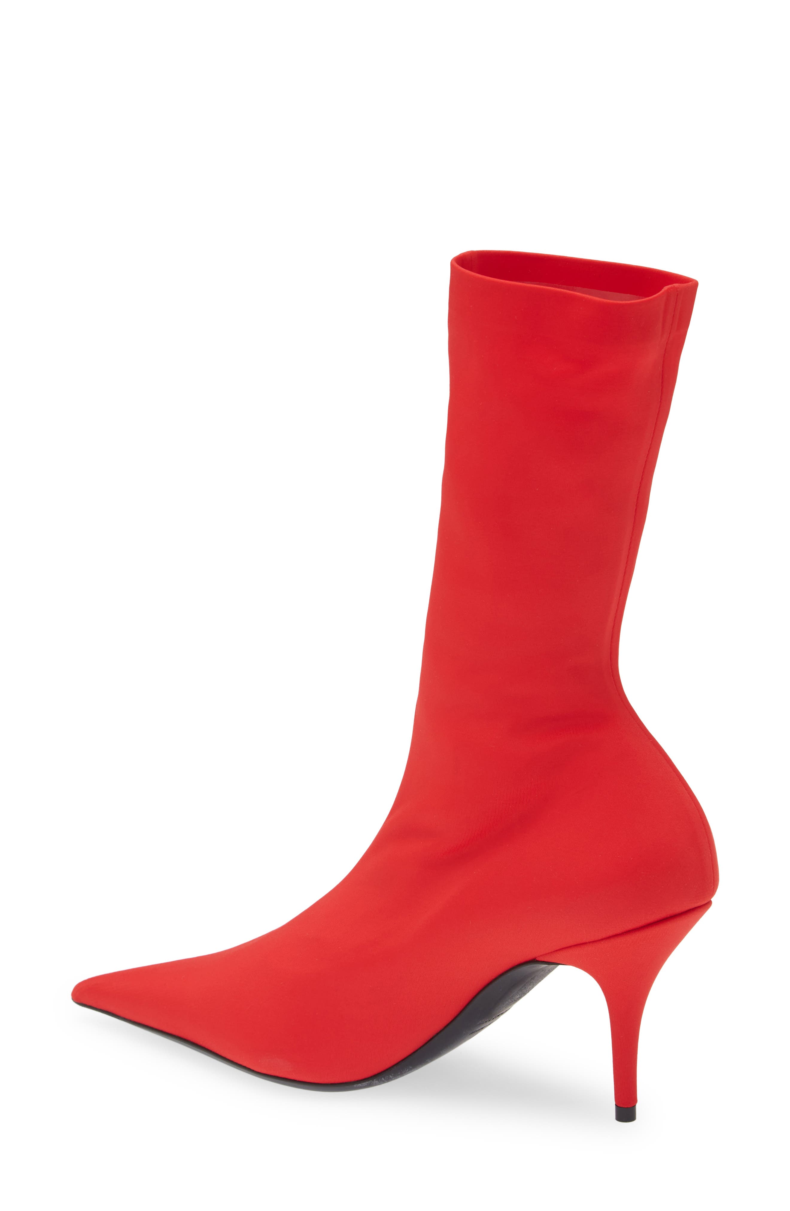 Balenciaga Pointed Toe Sock Boot, Alternate, color, 