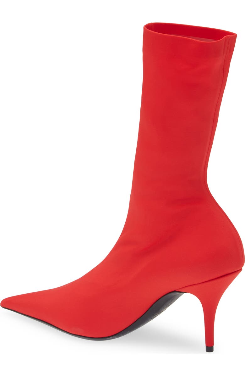 Balenciaga Pointed Toe Sock Boot, Alternate, color,