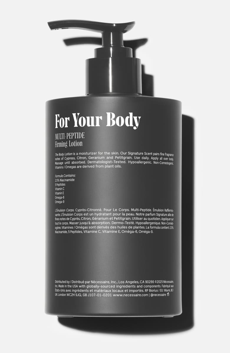 Nécessaire The Body Lotion in Cypress Citron, Alternate, color,