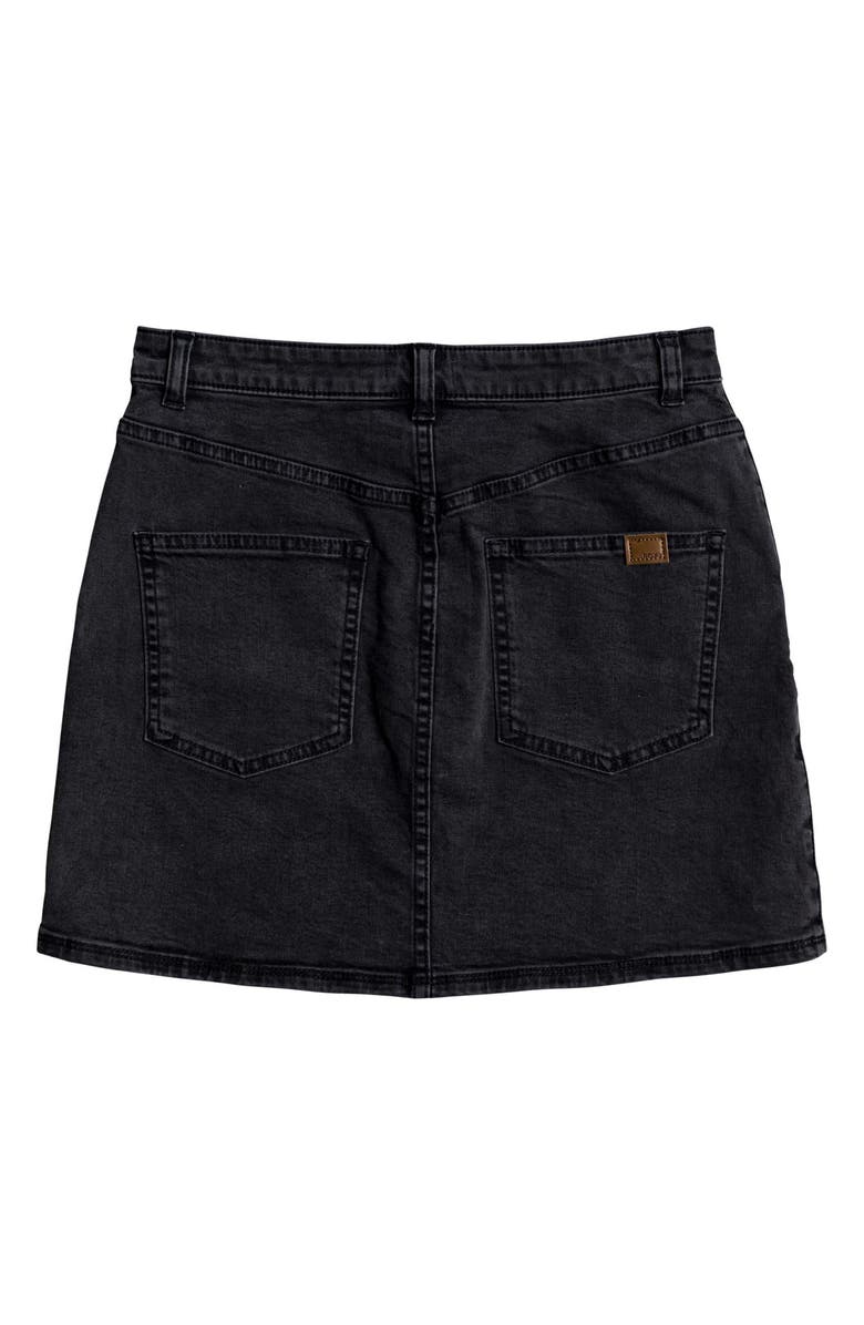 Roxy Wild Young Spirit Denim Miniskirt, Alternate, color, 