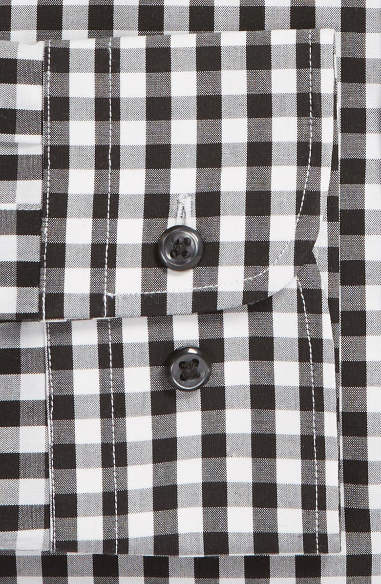 NORDSTROM MEN'S SHOP Tech-Smart Trim Fit Stretch Check Dress Shirt, Alternate, color,