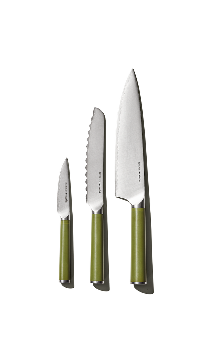 MATERIAL The Trio of Knives, Alternate, color, Sage