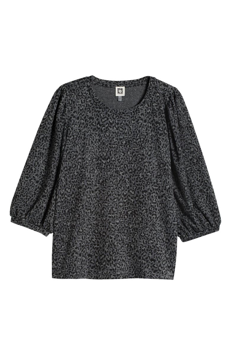 Anne Klein Animal Jacquard Top, Alternate, color,