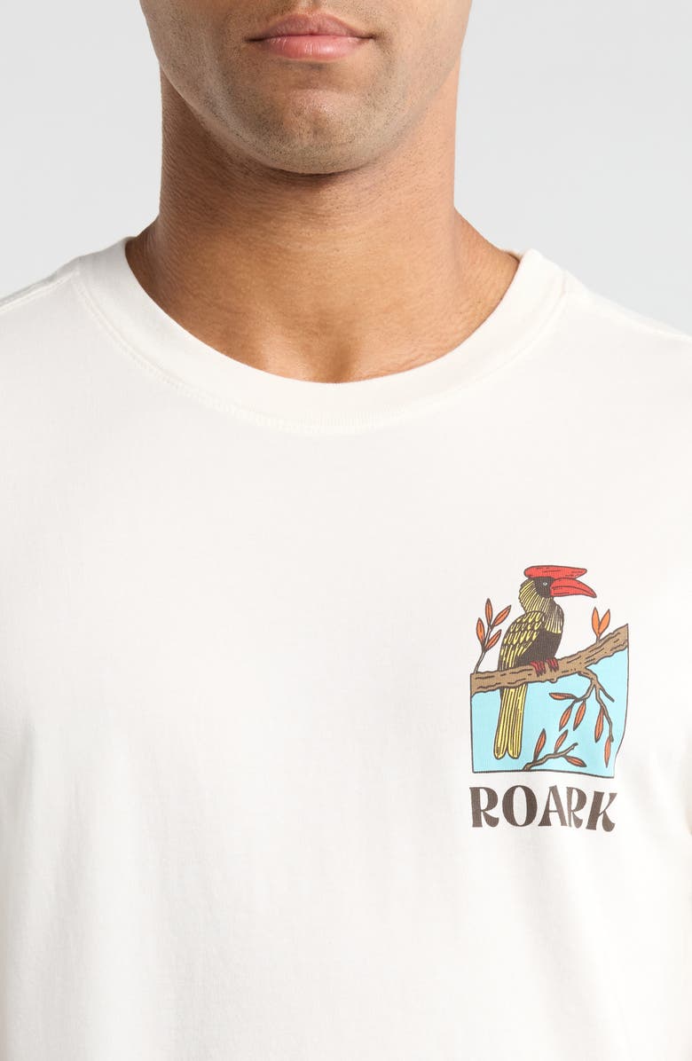 Roark Enjoy Cotton Graphic T-Shirt, Alternate, color, Off White
