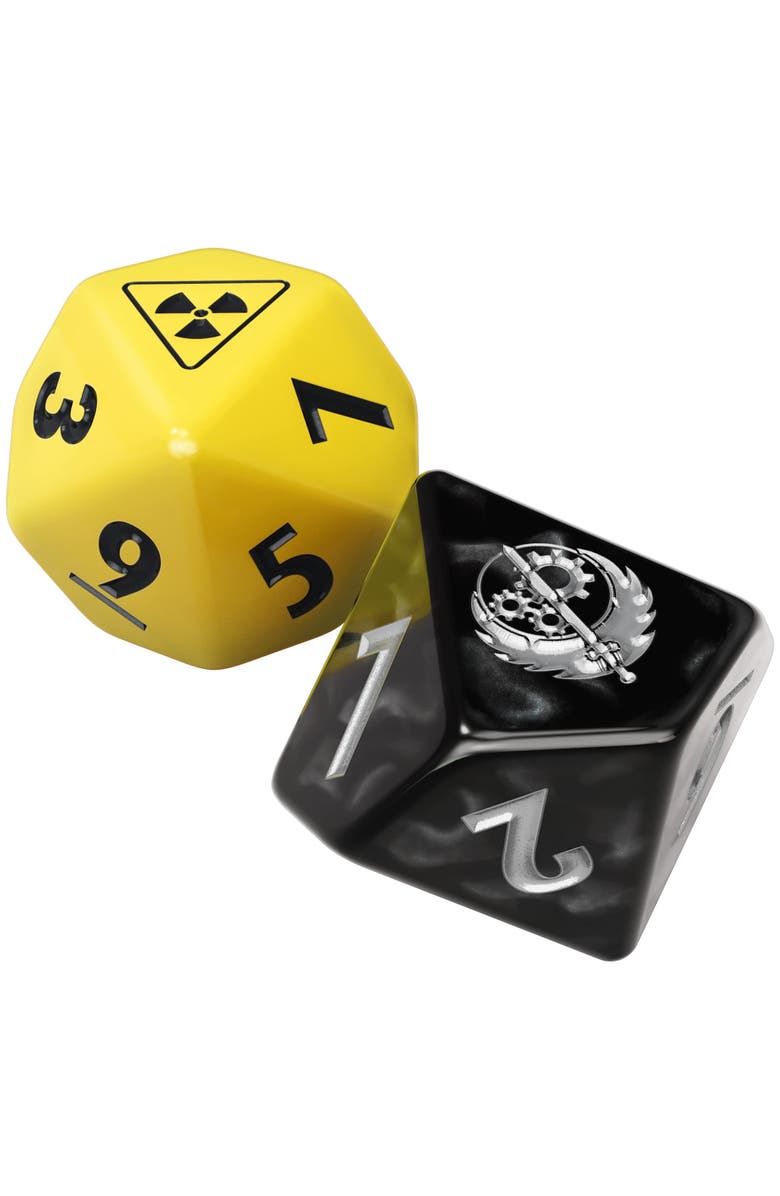 Fallout Factions Brotherhood of Steel Dice Set, Alternate, color, Multicolored