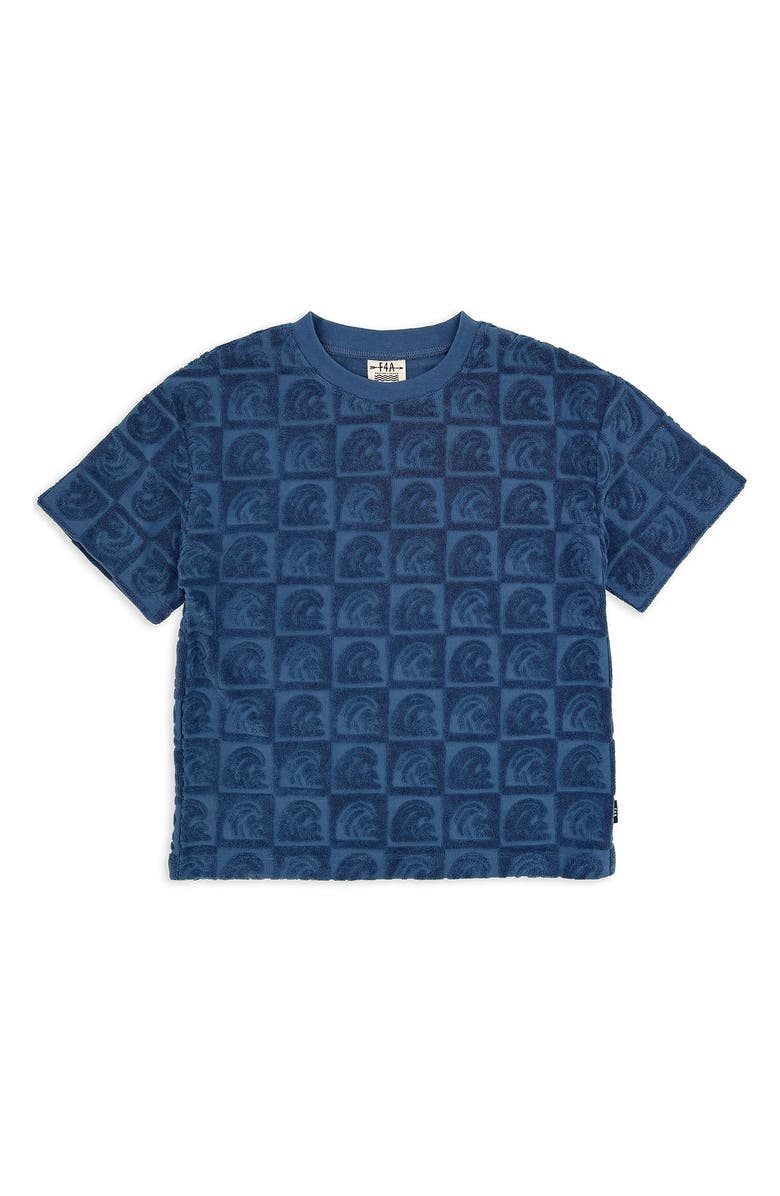 Feather 4 Arrow Kids' Hang Around Terry T-Shirt, Main, color, Navy