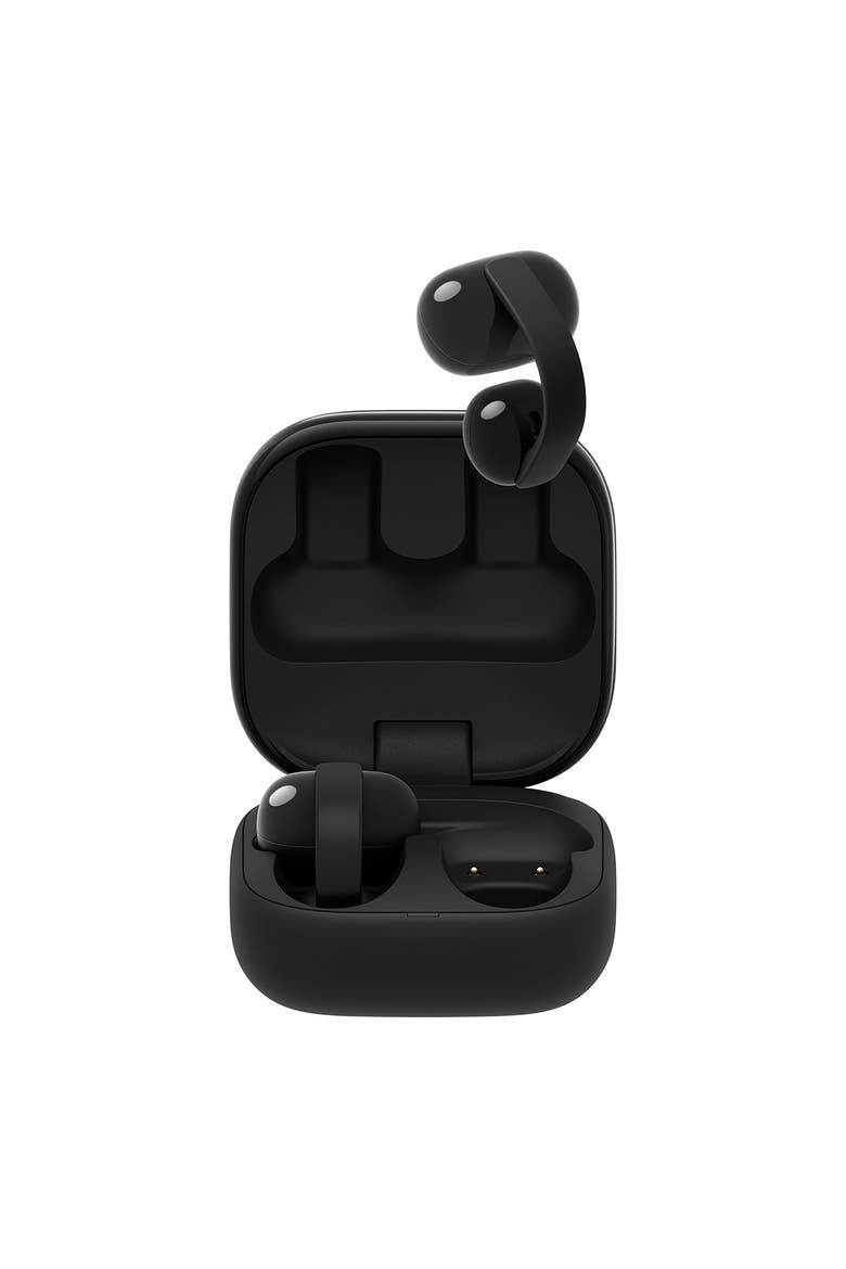 LinkBuds Clip Truly Wireless Open Earbuds, Alternate, color, Black