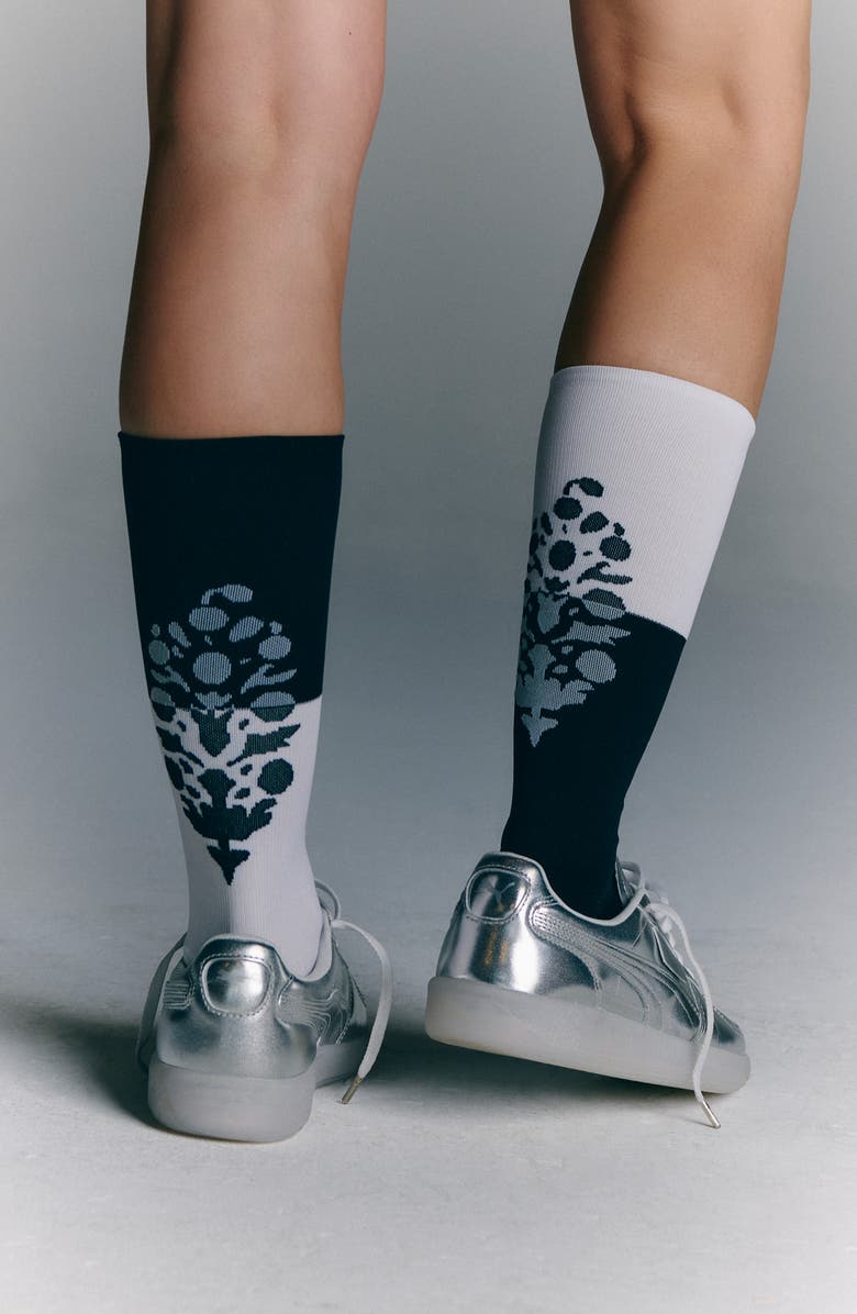 Free People FP Movement Buti Logo Colorblock Athletic Socks, Alternate, color,