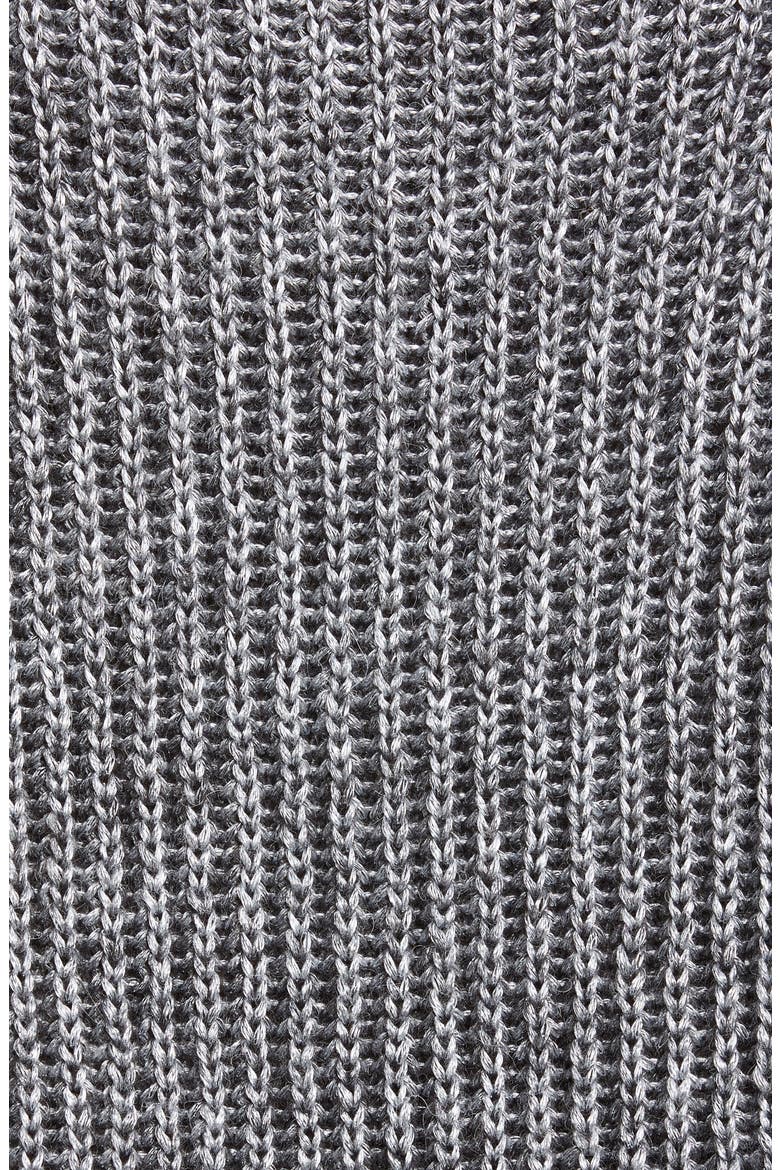 Seventy Shaker Stitch Sweater, Alternate, color, DARK GREY