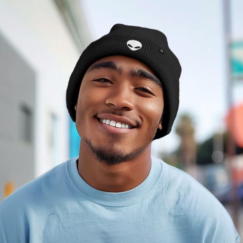 Dalix Alien Beanie In Asphalt Gray