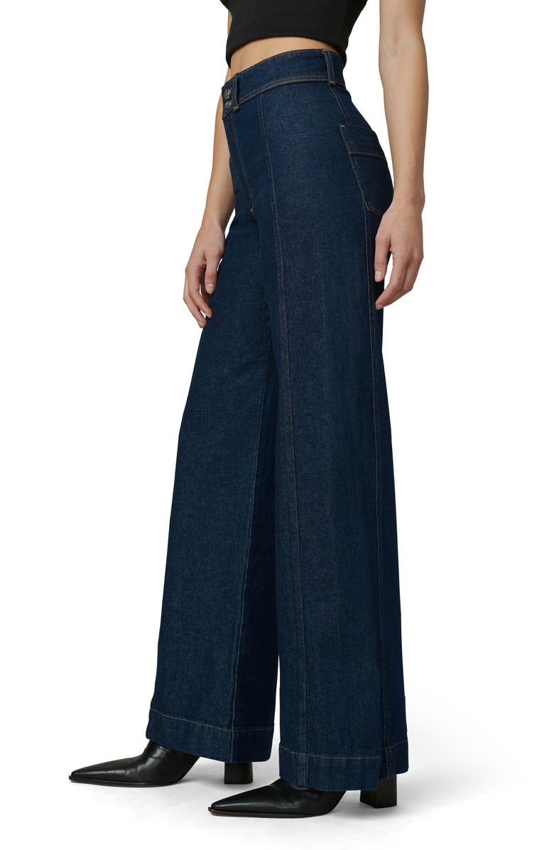 Joe's Seamed Wide Leg Denim Trouser Jeans, Alternate, color, Rinse
