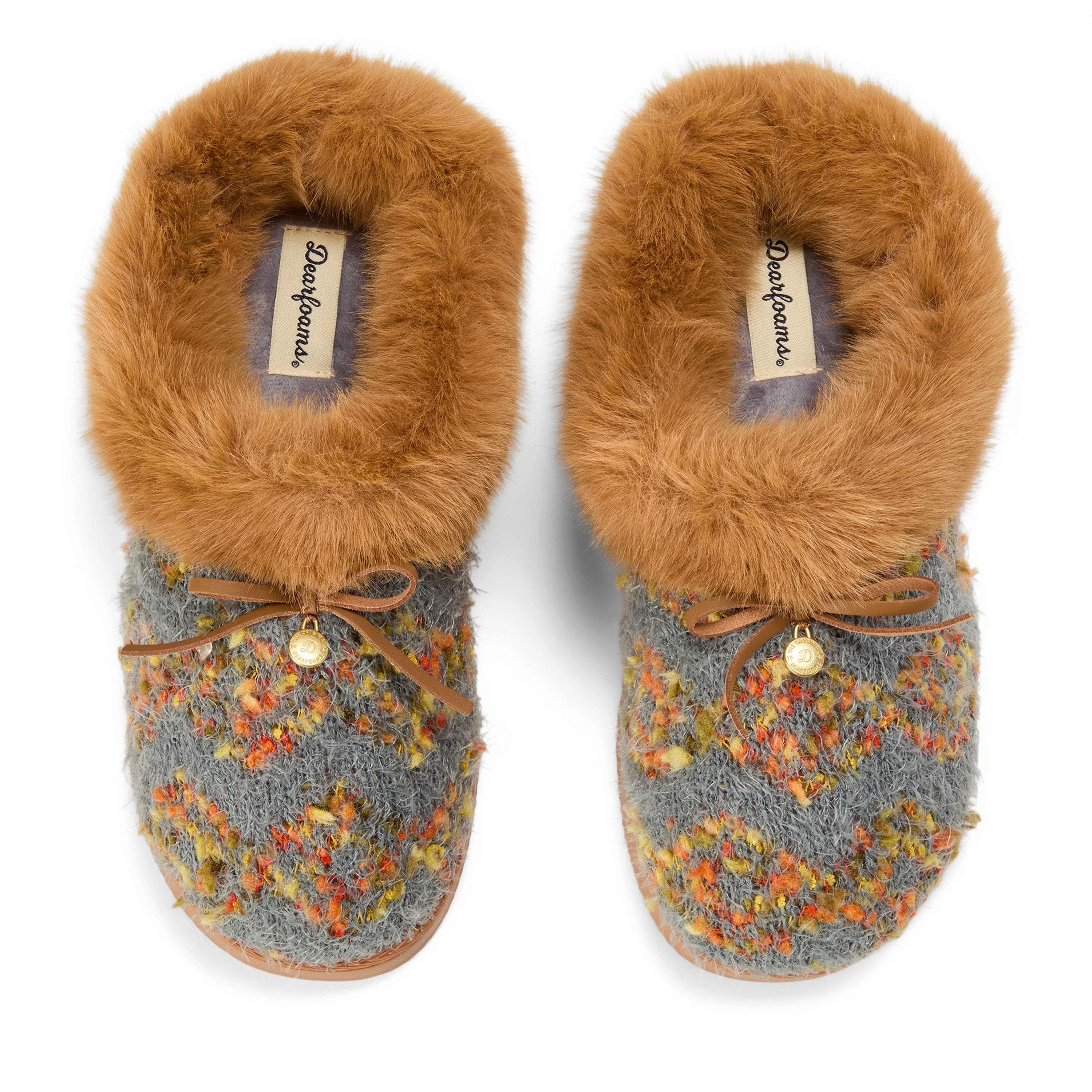 Daphne Knit Clog Slippers, Alternate, color, GREY